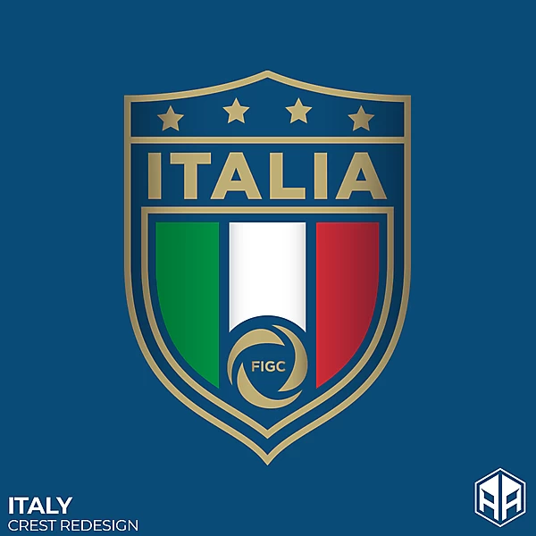 Italy crest redesign
