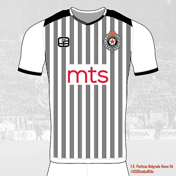 Partizan Belgrade Home Shirt