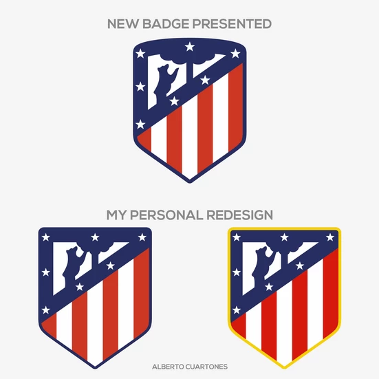 Atlético de Madrid Badge Redesign