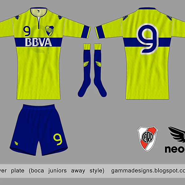 river plate (boca away style)