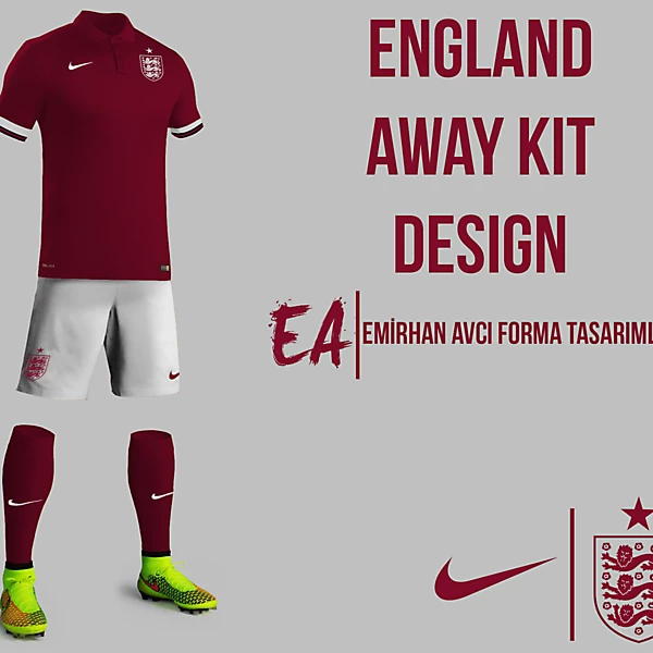 England Away Kit Design