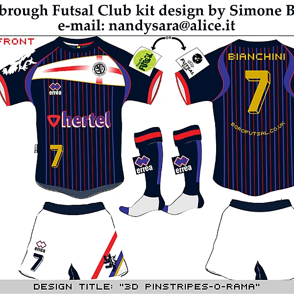 Middlesbrough Futsal Club kit design Vol.3 by Simone Bianchini 