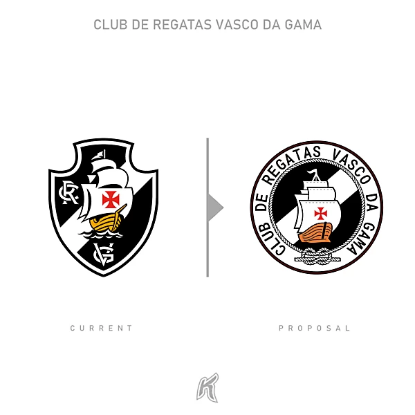 CR Vasco da Gama Logo Redesign