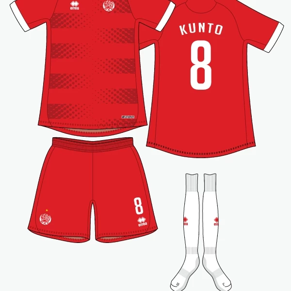 Wydad AC home kit by @kunkuntoto