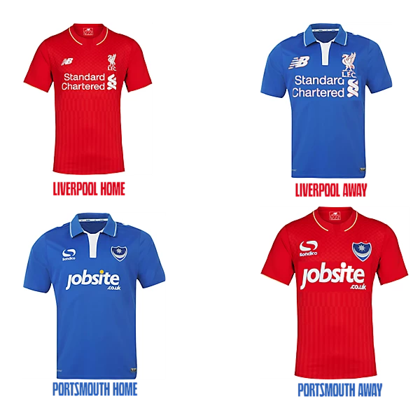 2 teams - home and away - cross over kits (CLOSED)