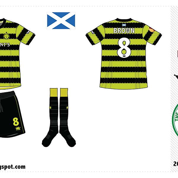 Celtic FC 3rd kit by @kunkuntoto