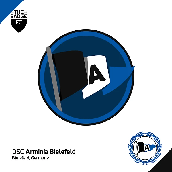 Arminia Bielefeld Crest Concept by @thebadgefc