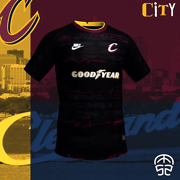 CLEVELAND CAVALIERS CONCEPT SOCCER CITY JERSEY