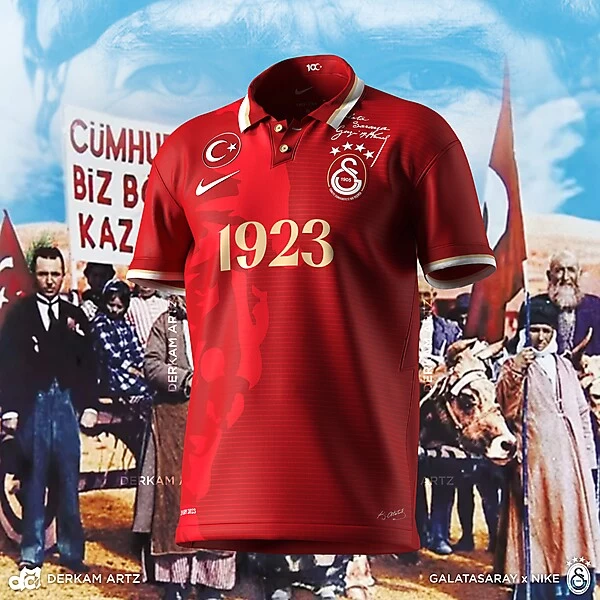 Galatasaray x Nike - Türkiye Cumhuriyeti 100. Yıl Özel Forması 