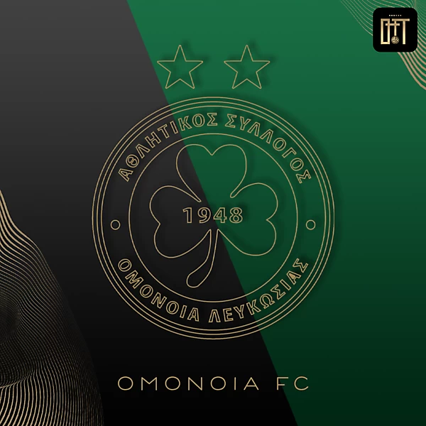 OMONOIA FC - GOLD VECTORS LOGO