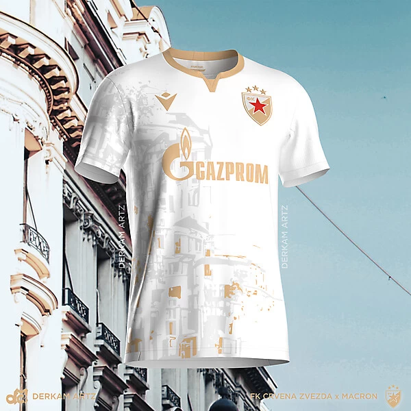 FK Crvena Zvezda x Macron - Away Kit Concept  