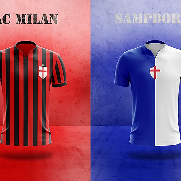 Serie A - retro shirts 