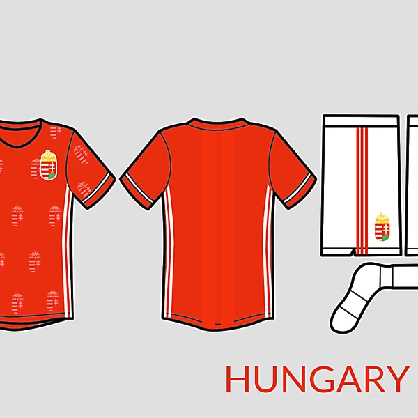 Hungary football kit 2016 adidas
