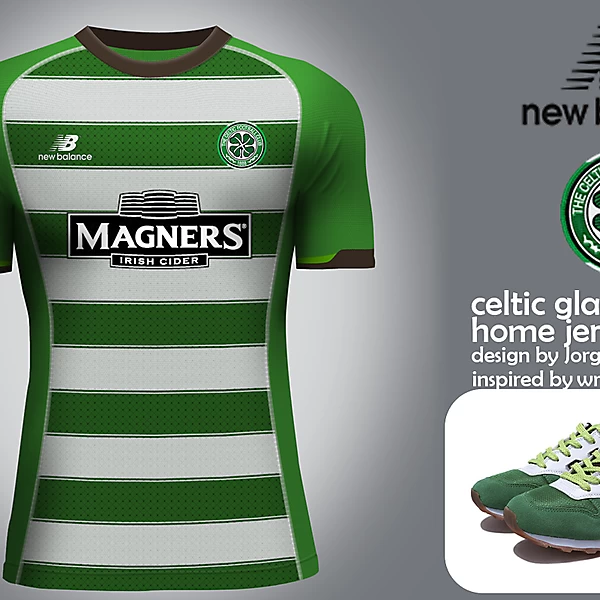 Celtic Glasgow New Balance home jersey