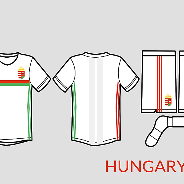 Hungary football kit away 2016