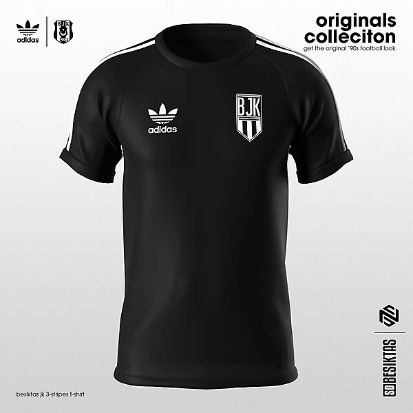 besiktas jk x originals collection :: 3-stripes t-shirt
