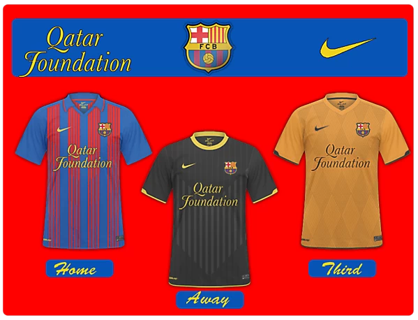 Barcelona Nike 2011/12 Kits